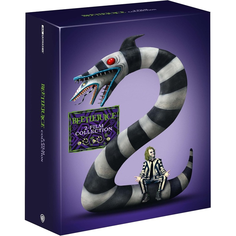 Beetlejuice 2-Film Collection (4K UHD, Limited Collector's Edition Steelbook, Region Free) *see note