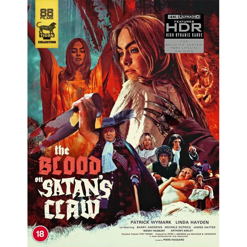 The Blood on Satan's Claw (4K UHD, 88 Films, Region Free/B) w/SLIP