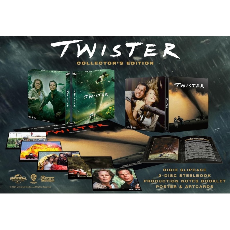 Twister (UK 4K UHD, Limited Ultimate Collector's Edition Steelbook, Region Free) *one per customer*