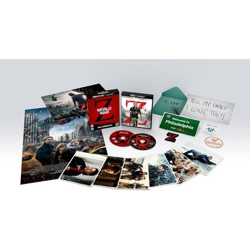 World War Z (4K UHD, UK Limited Collector's Edition, Region Free/B)