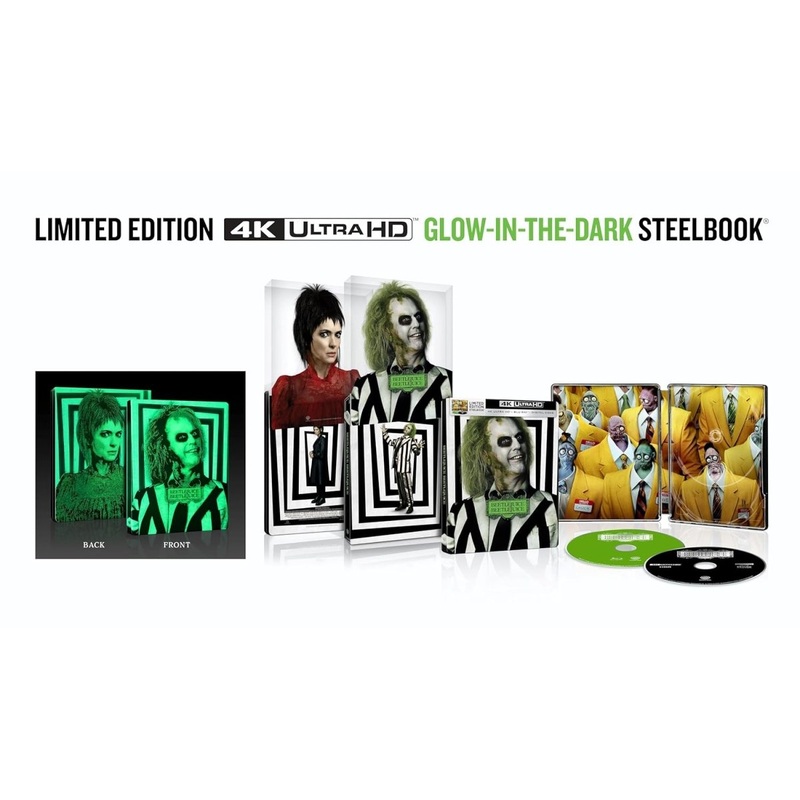 Beetlejuice Beetlejuice (4K UHD, Limited Edition Steelbook) w/SLIP *see note*