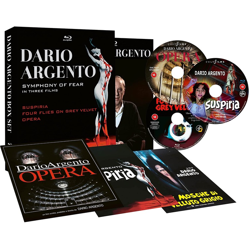 Dario Argento: The Symphony of Fear in Three Films (Limited Edition, Region B)