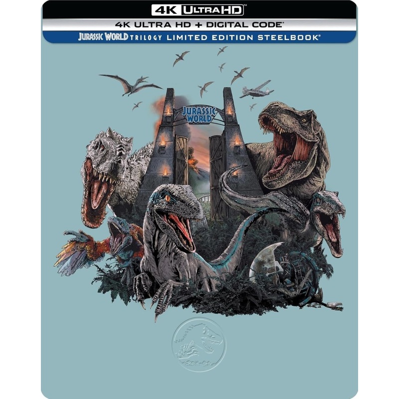Jurassic World Trilogy (4K UHD, Limited Edition Steelbook)