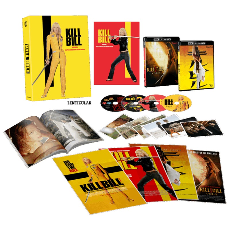 PRE-ORDER - Kill Bill: Volume 1 & 2 (4K UHD, Limited Lenticular Edition, Region Free) *See note