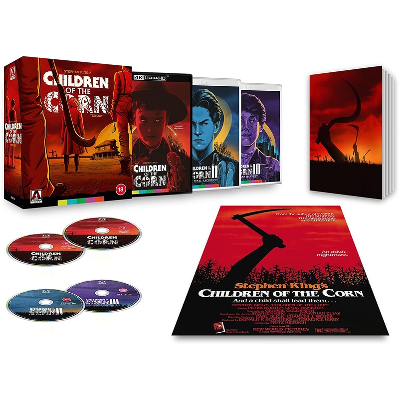 Children of the Corn Trilogy (Limited Edition w/Booklet 4K UHD + Blu-Ray, Region B)