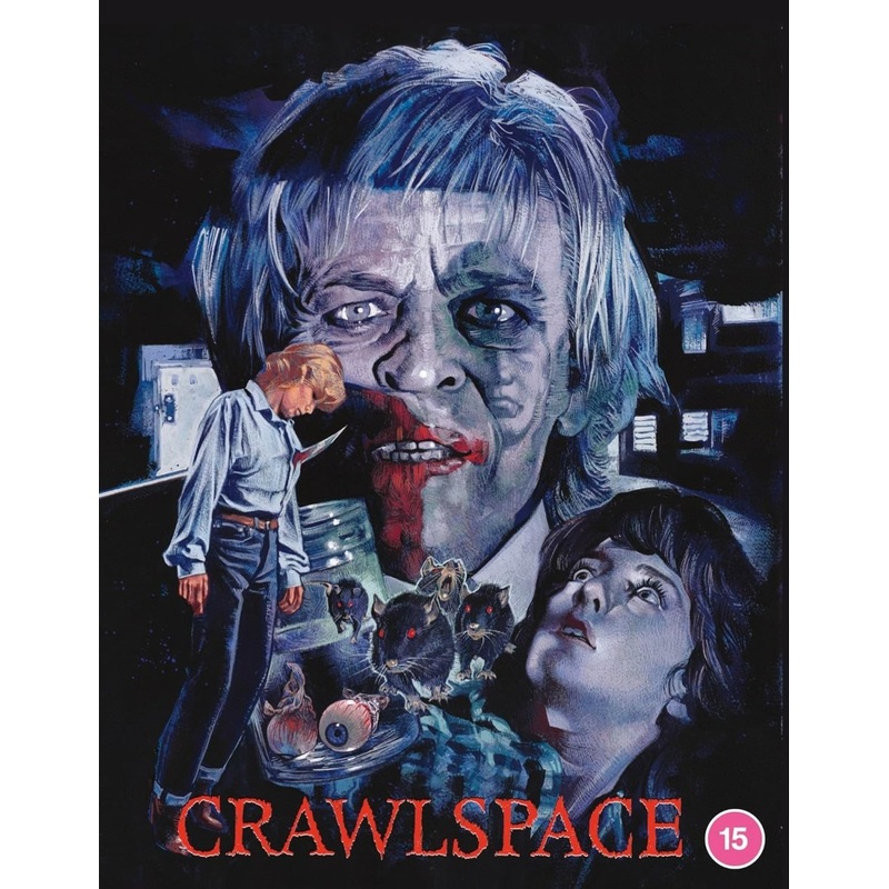 Crawlspace (1986, Region B) w/SLIP + Poster