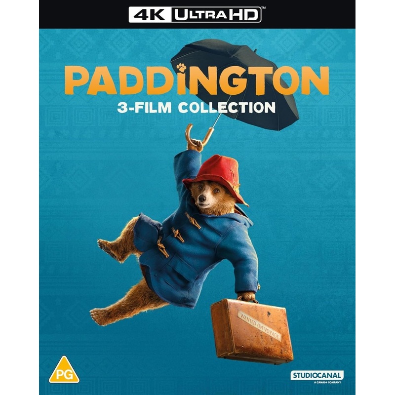 Paddington 3-Film Collection (4K UHD, Region Free/B) w/SLIP