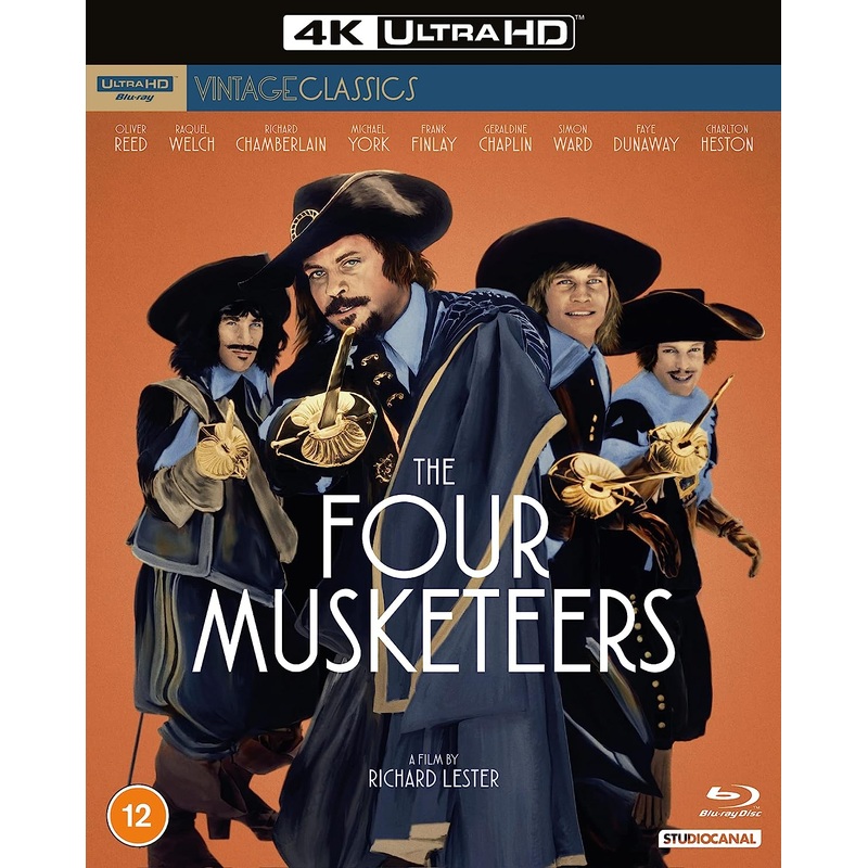 The Four Musketeers (4K UHD, Region Free/B) w/SLIP