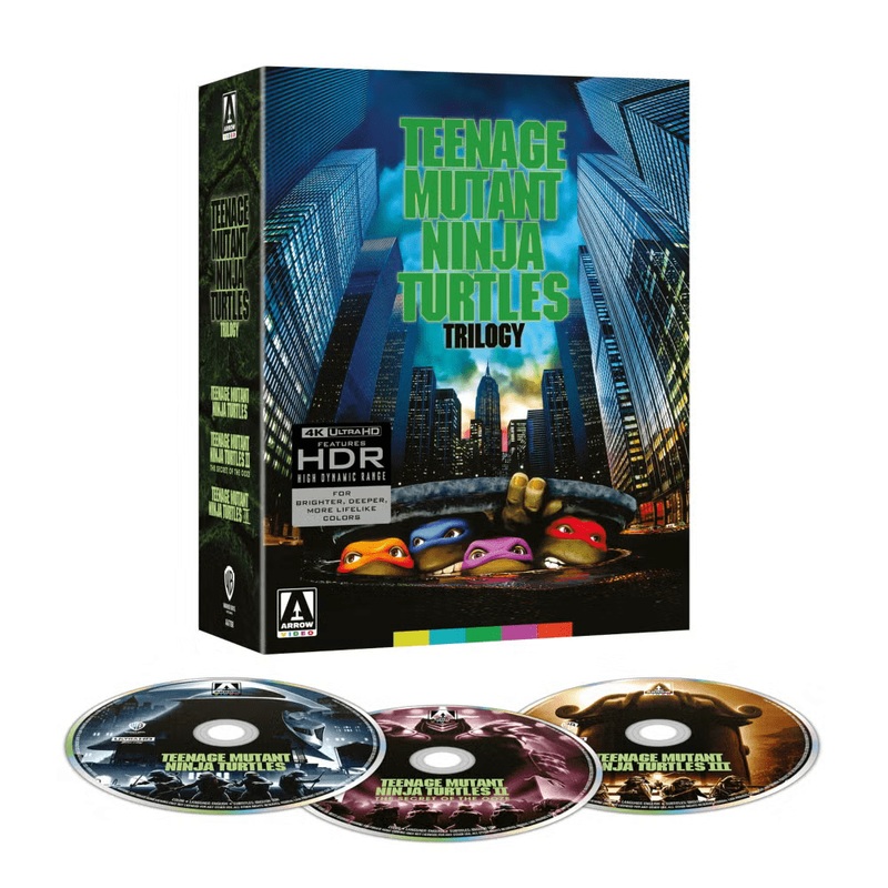 PRE-ORDER - Teenage Mutant Ninja Turtles Trilogy (4K UHD, Limited Edition)