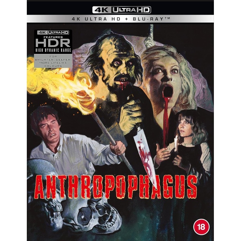 Anthropophagous (4K UHD, Region Free/B) w/SLIP