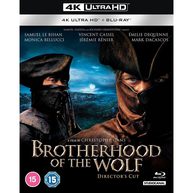 Brotherhood of the Wolf (4K UHD, StudioCanal UK, Region Free/B)