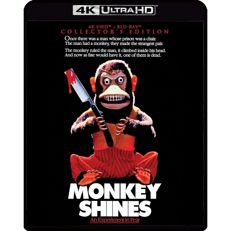 Monkey Shines (4K UHD) w/SLIP