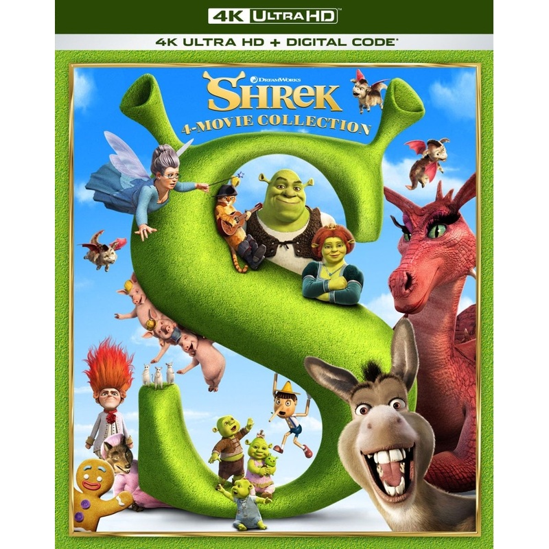Shrek: The 4-Movie Collection (4K UHD) w/SLIP
