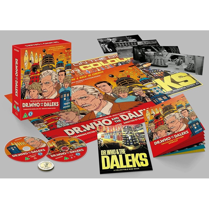 Dr. Who and the Daleks (4K UHD/Blu-Ray, Limited Collector's Edition w/ Rigid Foil Slipcase, Region B)
