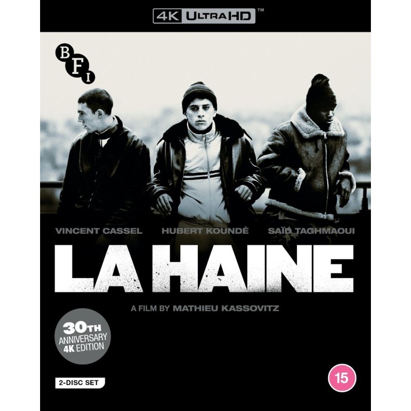 La Haine (BFI 4K UHD, Region Free/B) w/SLIP