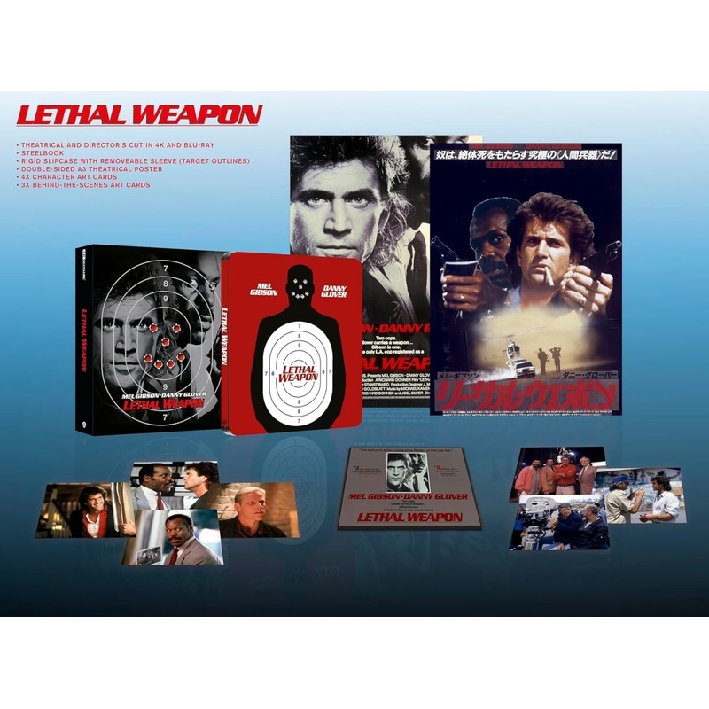 Lethal Weapon (4K UHD, Ultimate Collector's Edition Steelbook, Region Free)