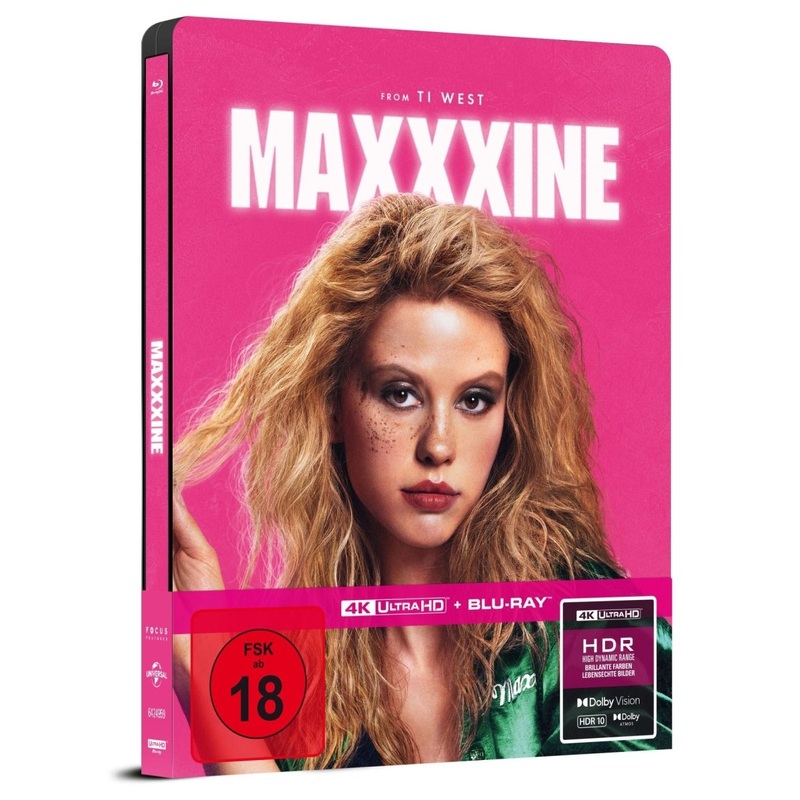 MaXXXine (4K UHD, Limited Edition Steelbook, Region Free/B)