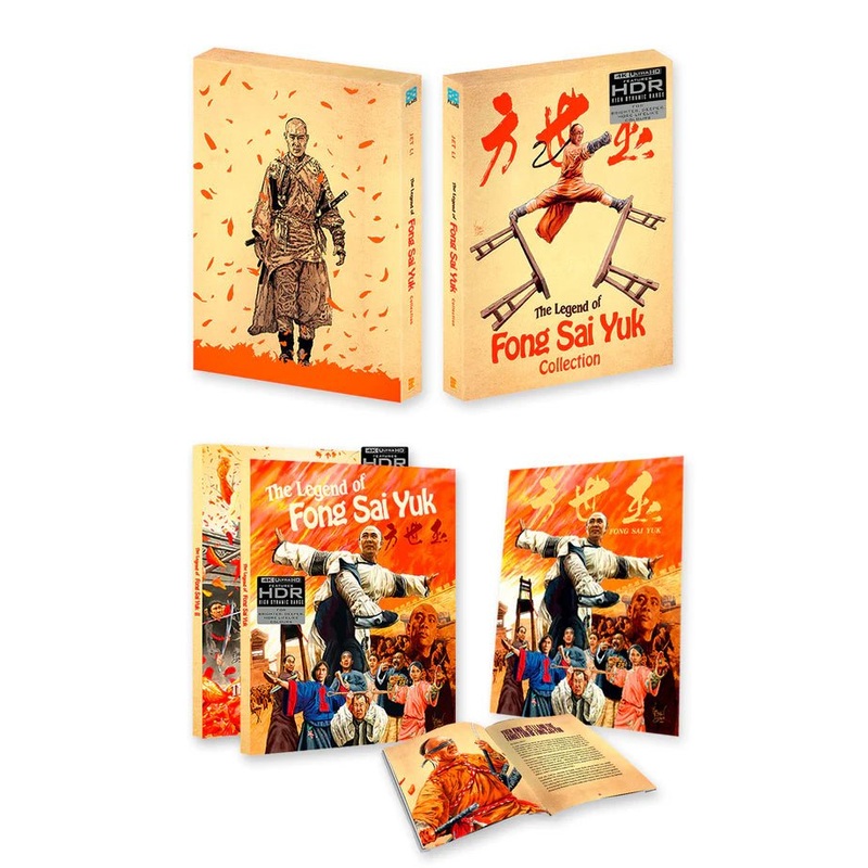 The Legend of Fong Sai Yuk 1 & 2 (4K UHD, Deluxe Limited Edition, Region Free)