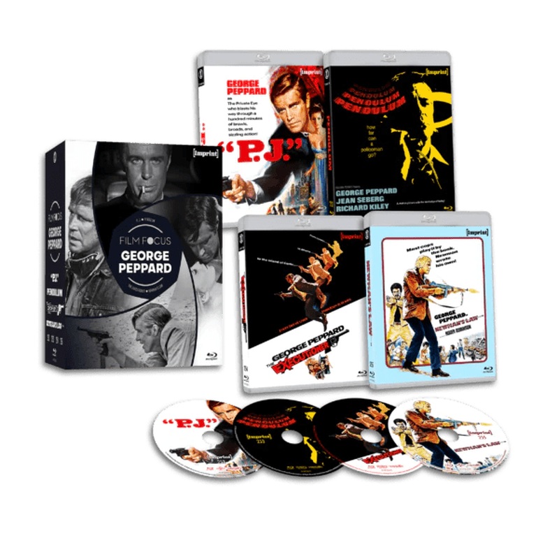 Film Focus: George Peppard (1968  1974) (Limited Edition, Region Free)