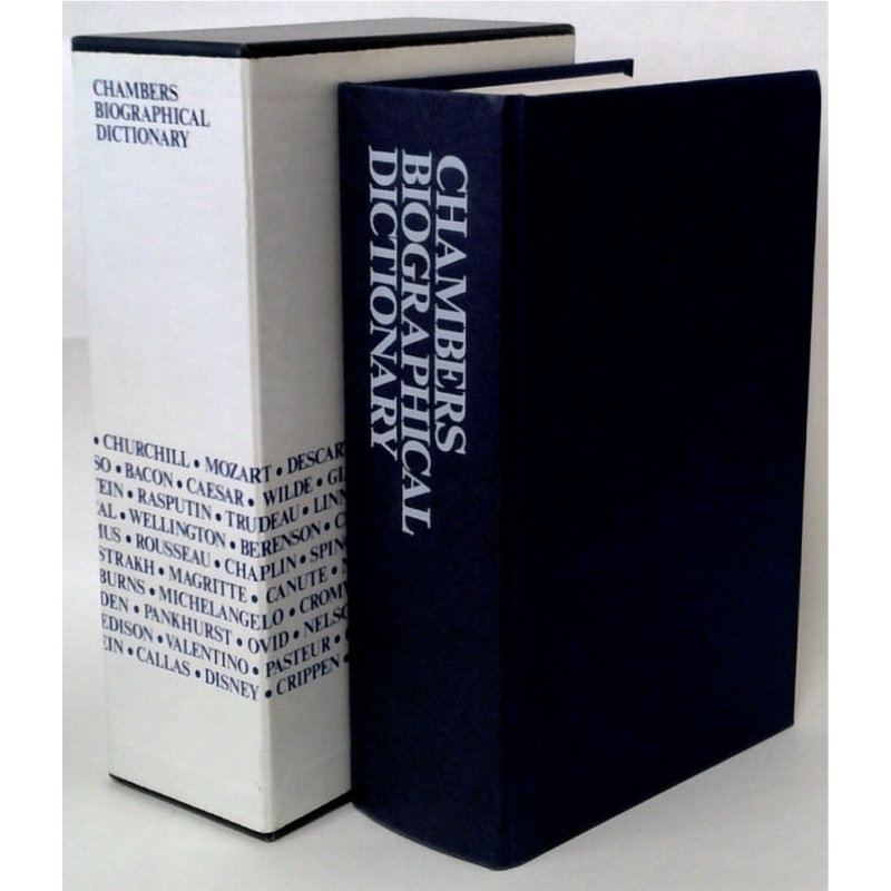 Chambers Biographical Dictionary