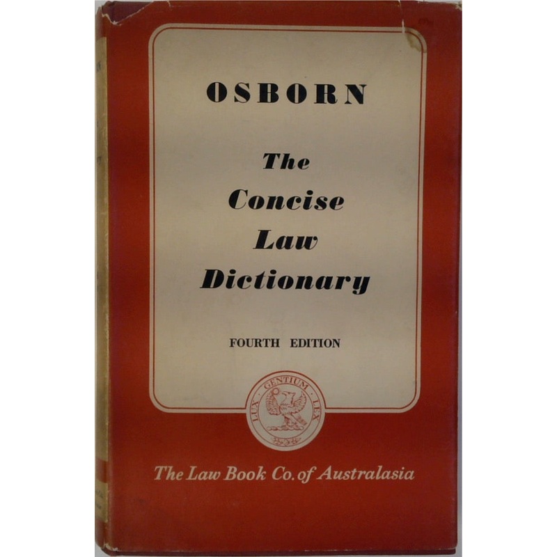 A Concise Law Dictionary