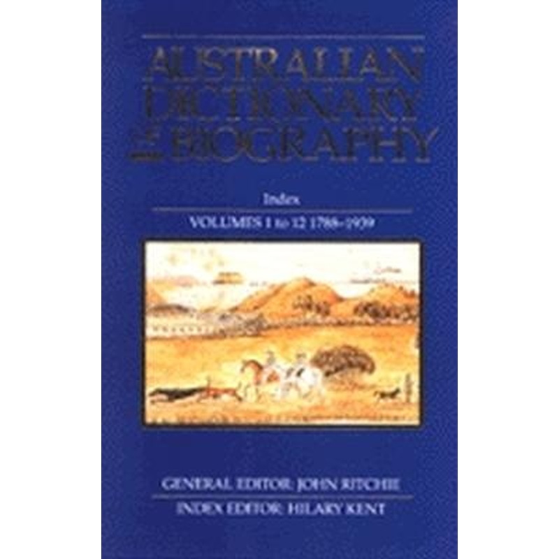 Australian Dictionary of Biography Index