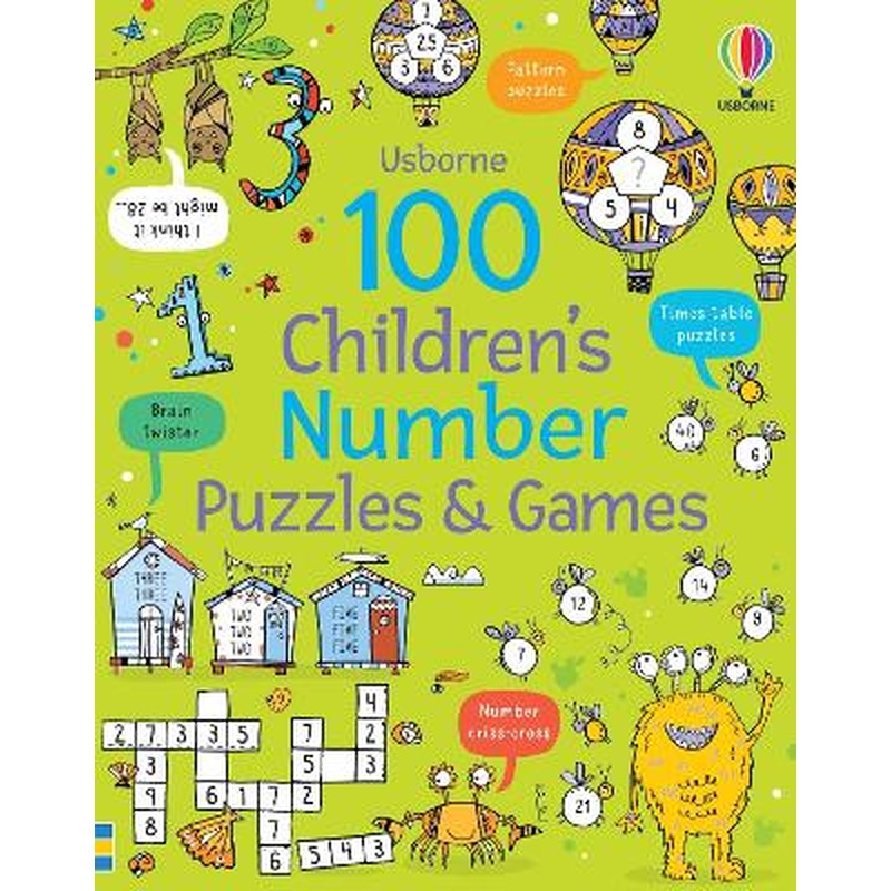 100 Children's Number Puzzles and Games