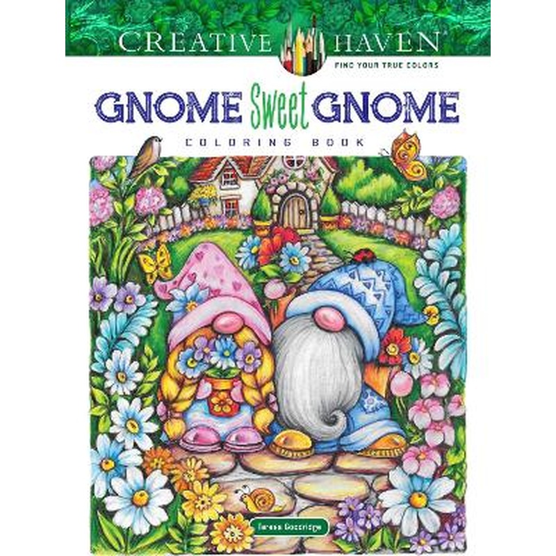 Creative Haven Gnome Sweet Gnome Coloring Book