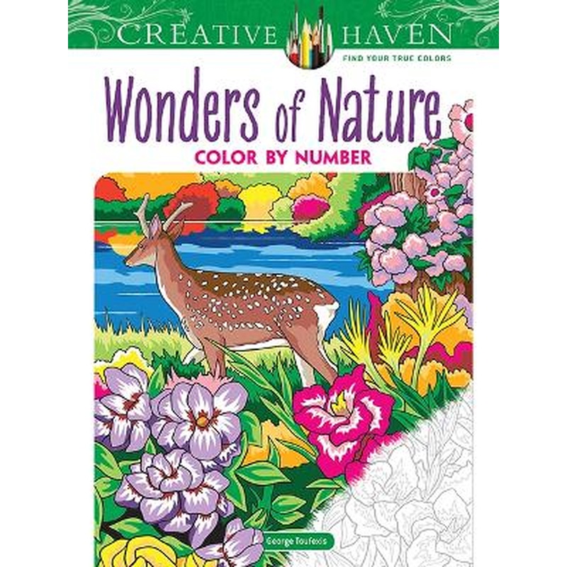 Creative Haven Wonders of Nature Color by Number
