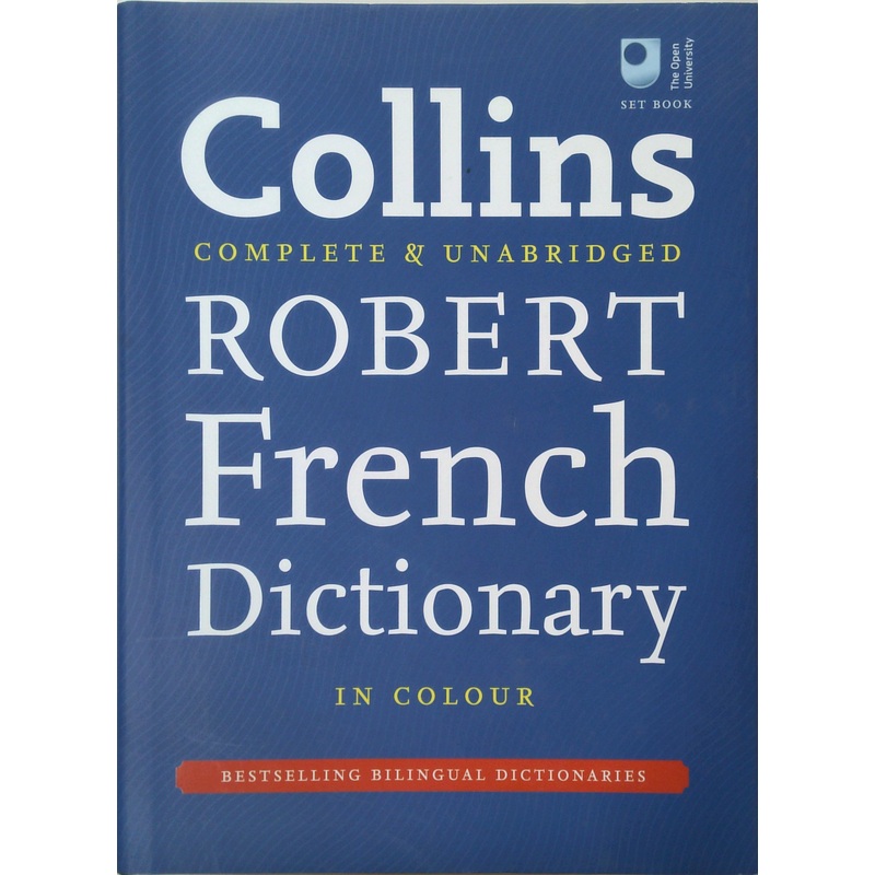 Collins Robert French Dictionary: Complete & Unabridged, In Colour