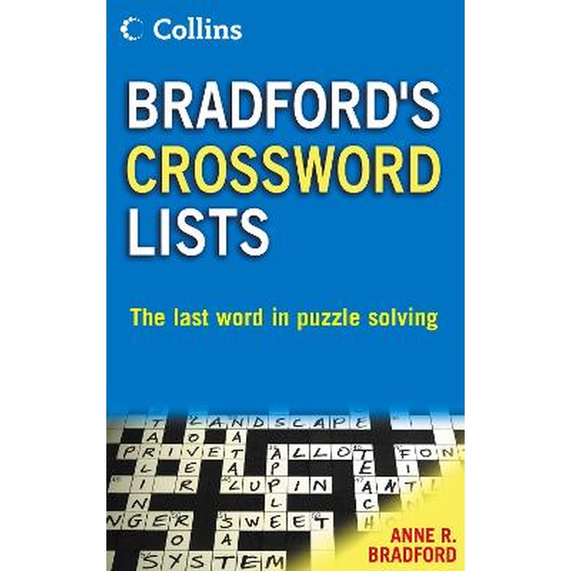 Collins Bradford's Crossword Lists