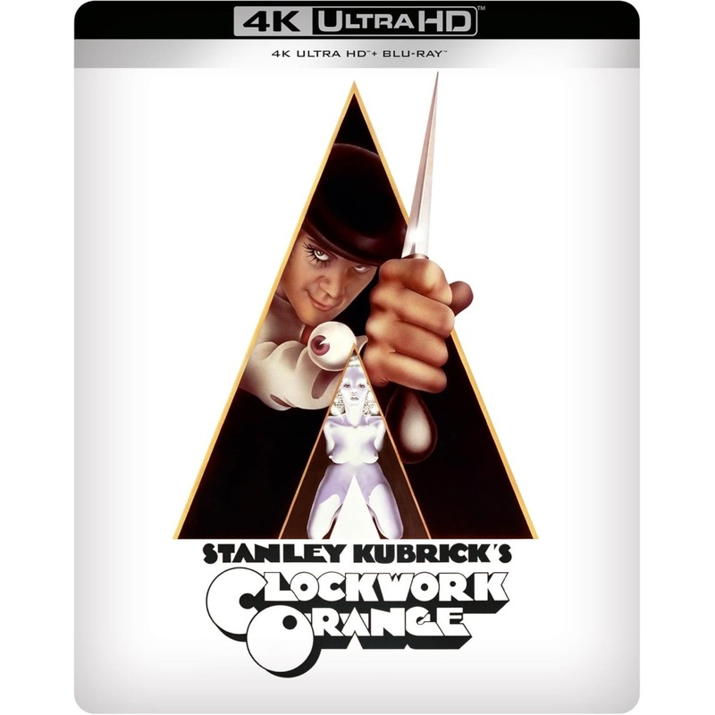 A Clockwork Orange (4K UHD, Limited Edition Steelbook, Region Free)