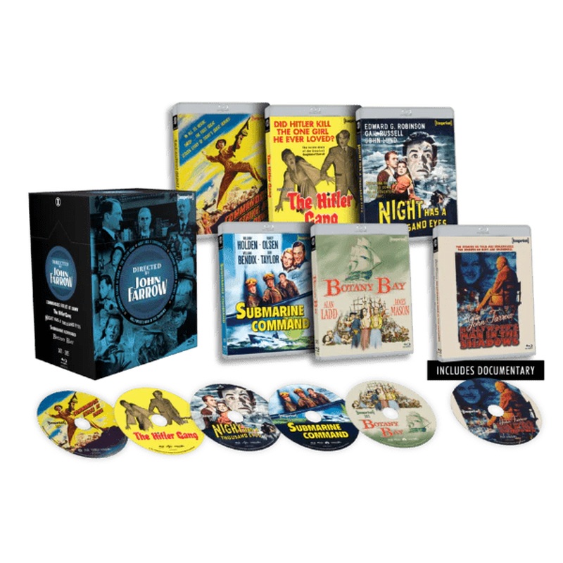 Directed By John Farrow (1942  1953) (Limited Edition, Region Free) DAMAGED