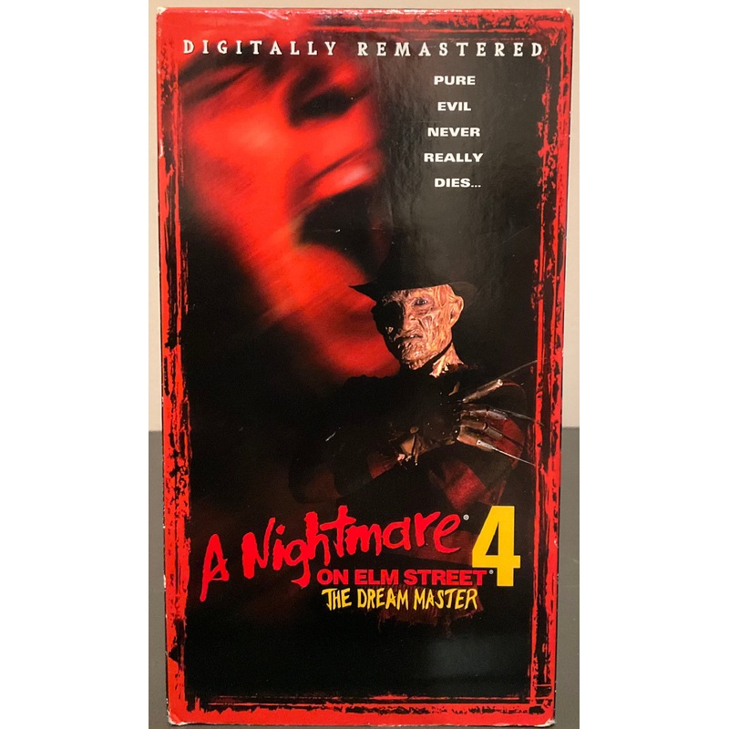 A Nightmare On Elm Street 4: The Dream Master (1998 New Line) VHS