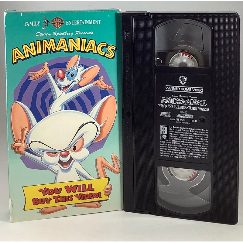 Animaniacs: You Will Buy This Video! VHS