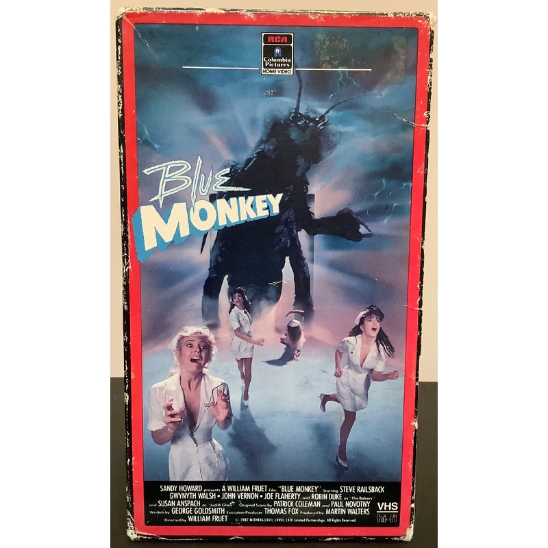 Blue Monkey (Side-Loading) VHS