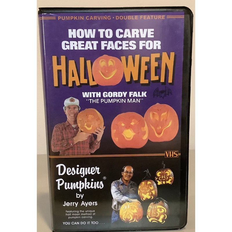 How To Carve Great Faces For Halloween (Lunchmeat/Clamshell) VHS