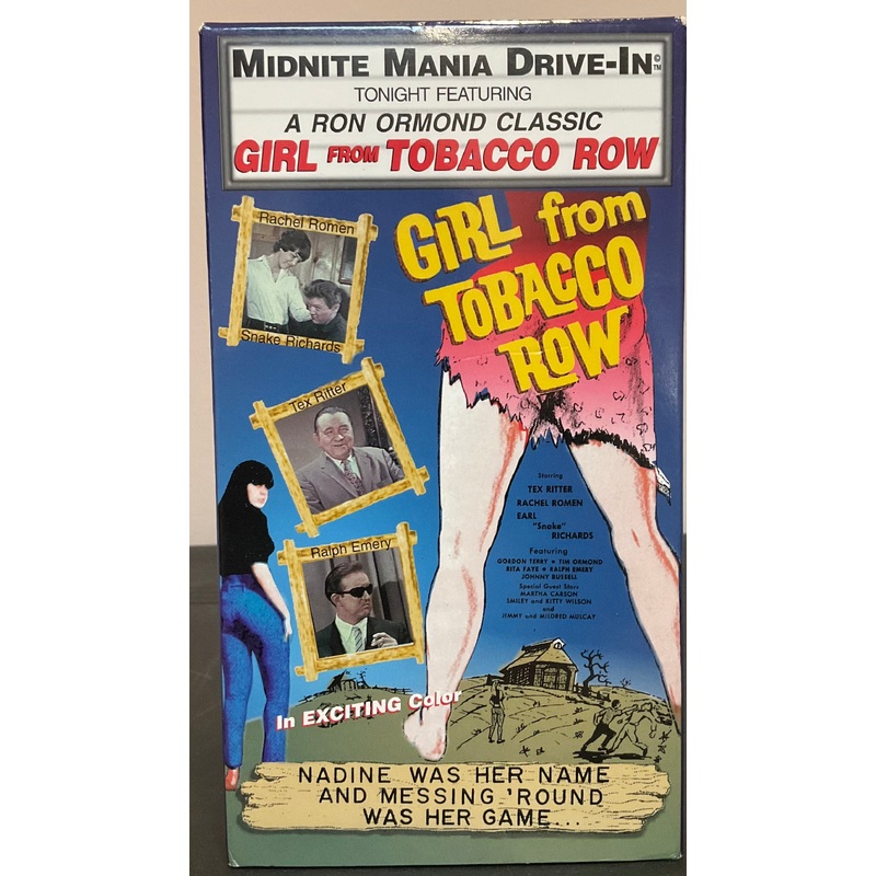 Midnite Mania Drive-In: Girl From Tobacco Row VHS