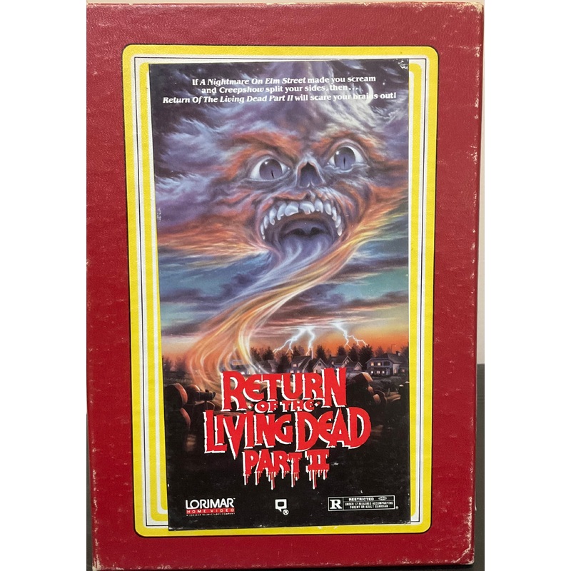 Return Of The Living Dead Part II (Ex Rental, Erol's Video Club) VHS ***SEE NOTE***