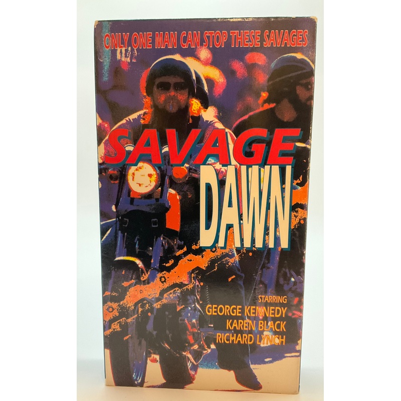 Savage Dawn VHS