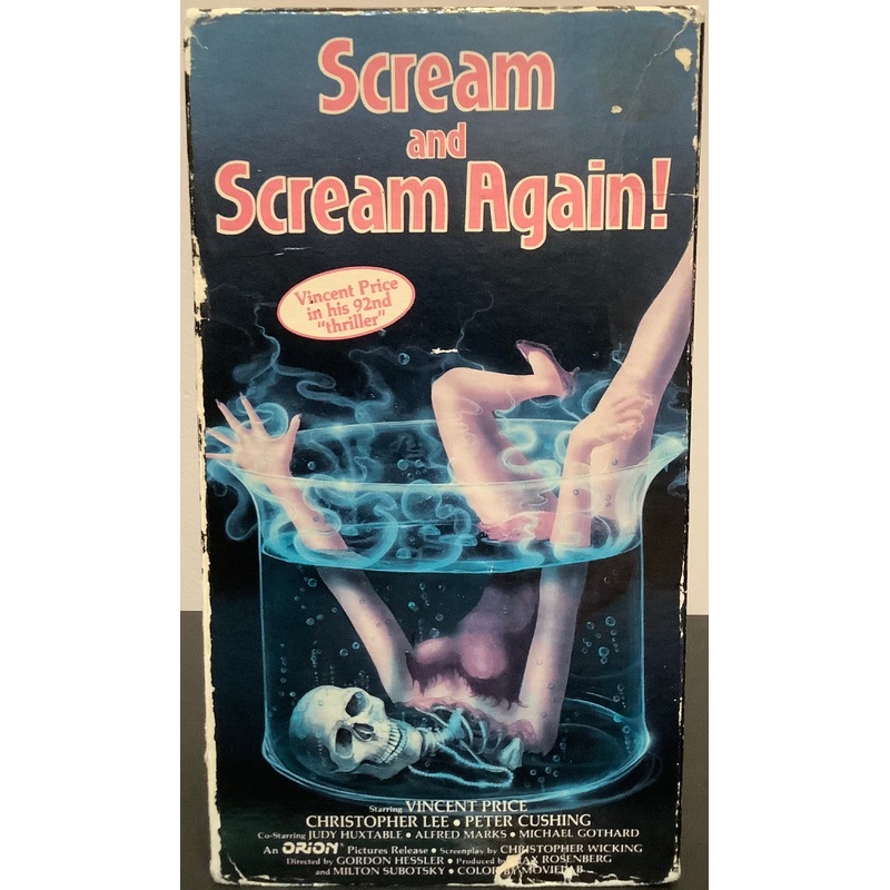 Scream And Scream Again *** SEE NOTE*** VHS