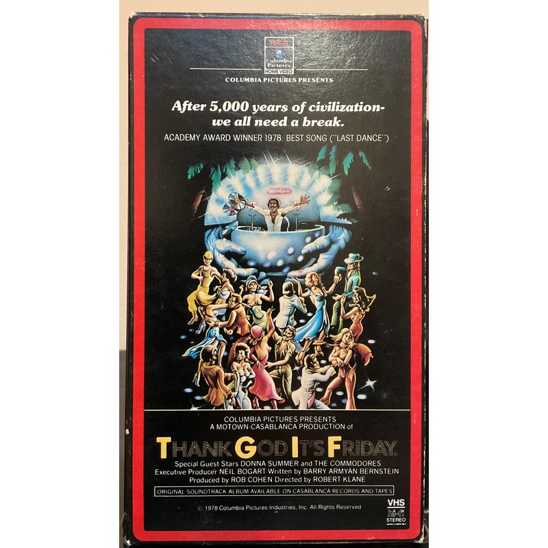 Thank God It's Friday VHS
