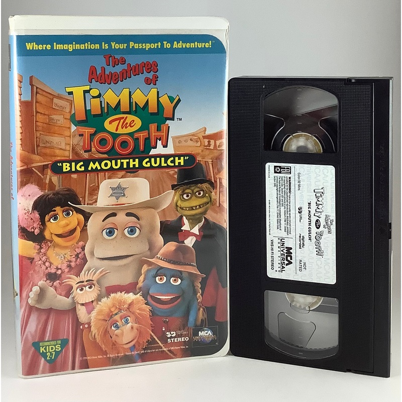 The Adventures of Timmy the Tooth: Big Mouth Gulch Clamshell VHS