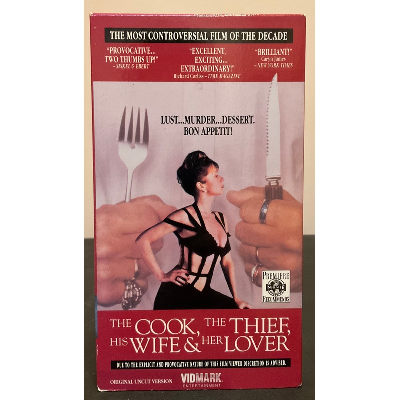 The Cook, the Thief, His Wife, & Her Lover VHS