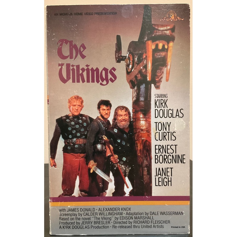 The Vikings (Book Box) VHS
