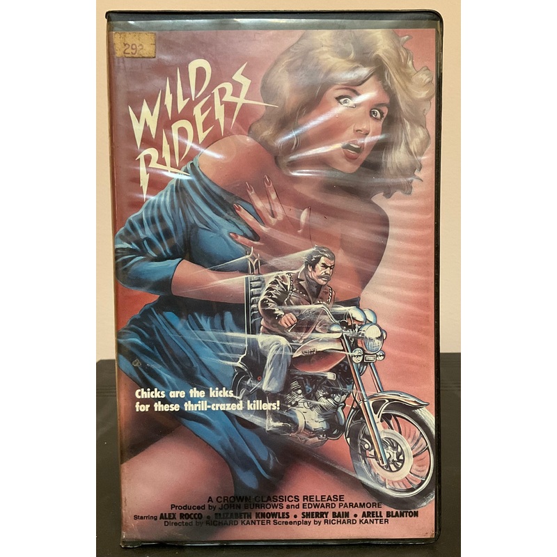 Wild Riders Clamshell VHS