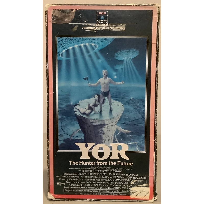 Yor: The Hunter From The Future VHS ***SEE NOTE***