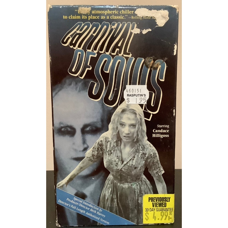 Carnival Of Souls (1987 Videamerica) VHS