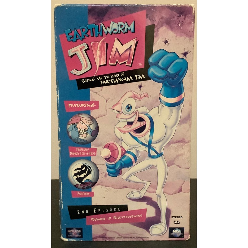 Earthworm Jim: Bring Me The Head Of Earthworm Jim VHS