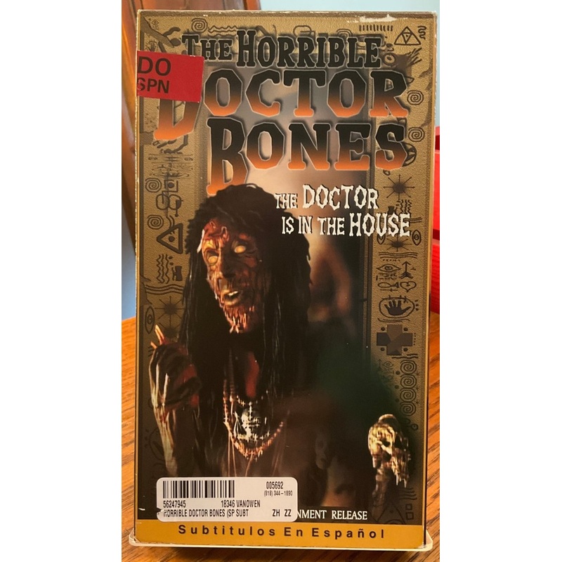 Horrible Dr. Bones *EX-RENTAL* VHS